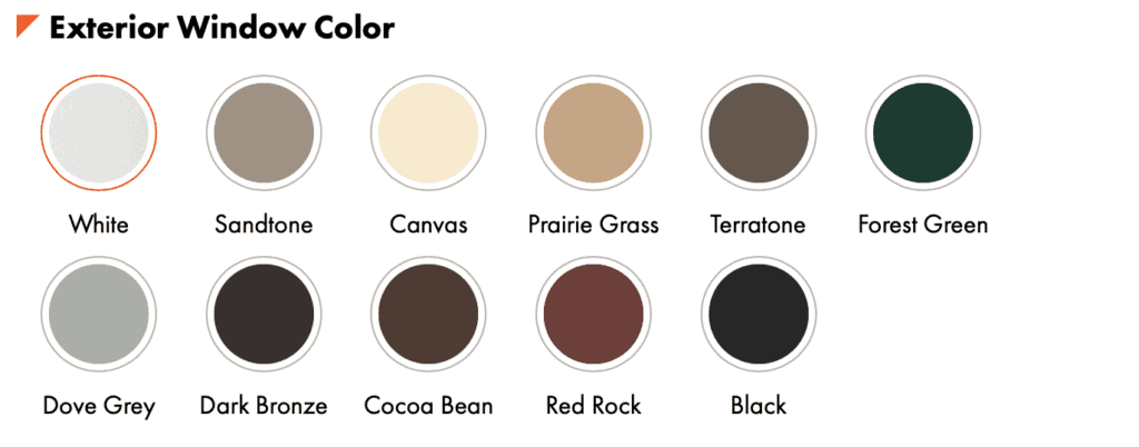 Anderson Casement Colors Fiberglass Windows Madison