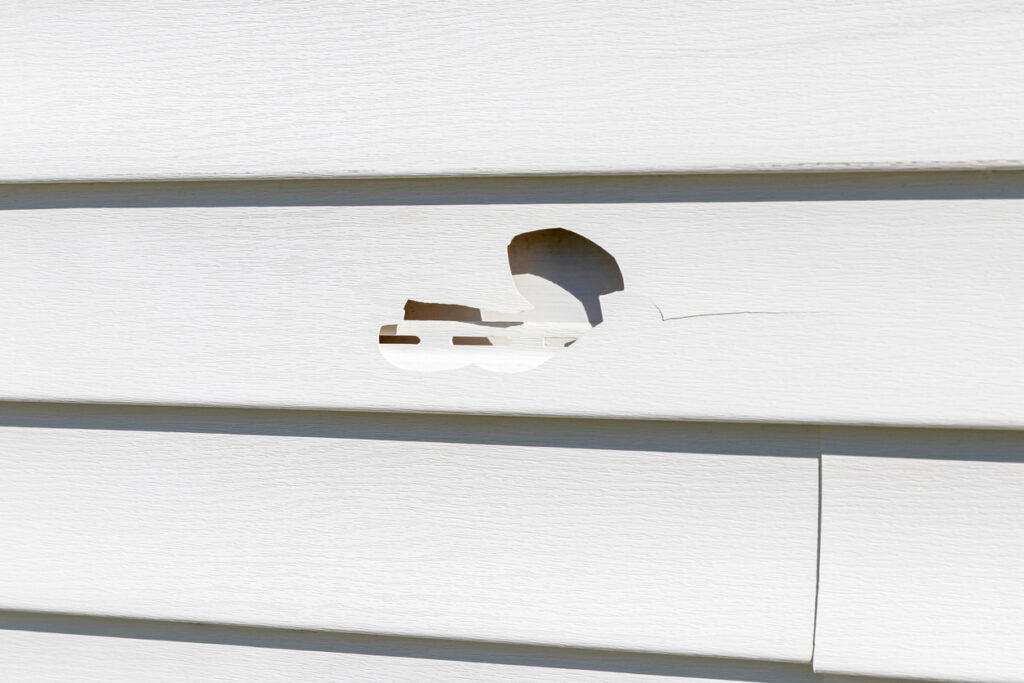 Vinyl Siding Repair and Replacement Hail Damage