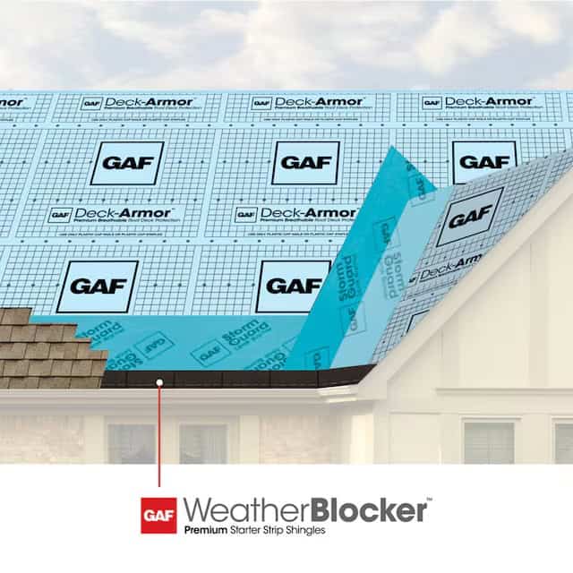 Asphalt Roof Replacement GAF Weather Blocker