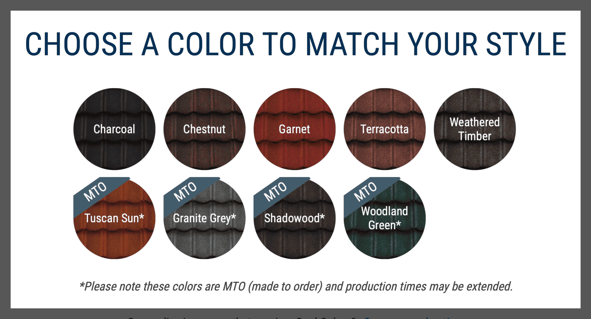 Color Swatch DECRA Tile Metal Roofers Madison WI