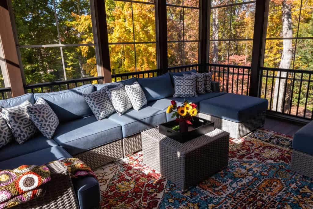 Cozy Screened in Porch Madison WI Screen Room Contractor