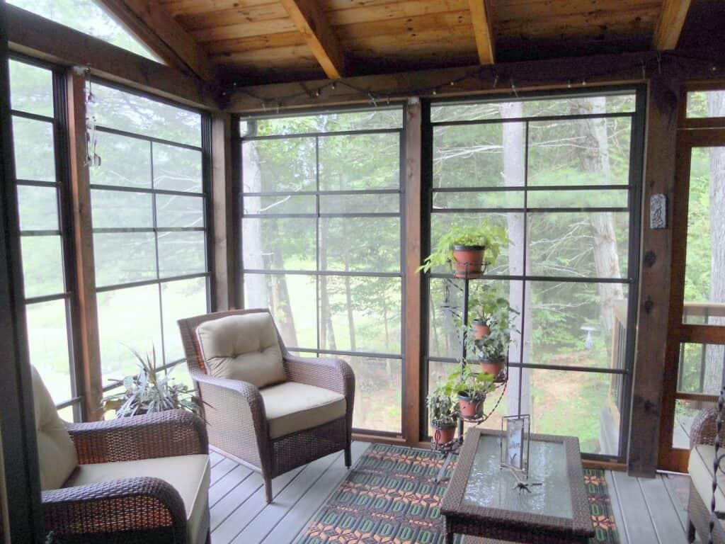 Homey Screen Porch Screened in Porch Contractor Madison