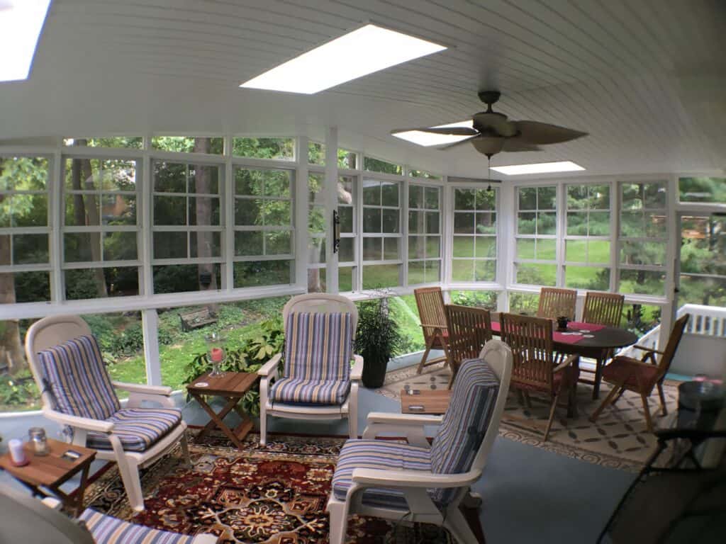 Screened in Porch Contractor Madison WI Porch Dining