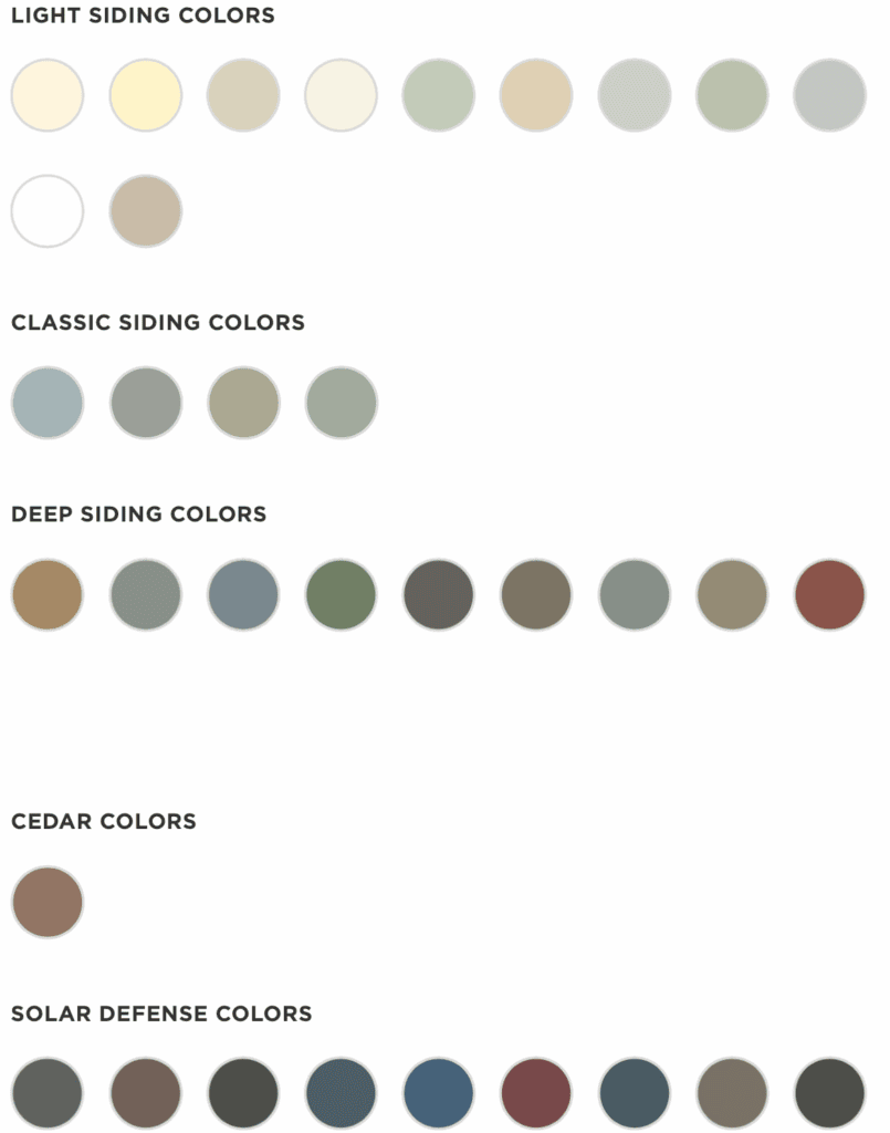 Triple 5 Inch Vinyl Siding Replacement Colors Madison WI