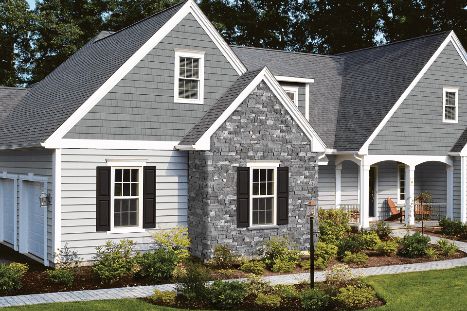 Stone Facade Vinyl Siding Madison Siding Contractors