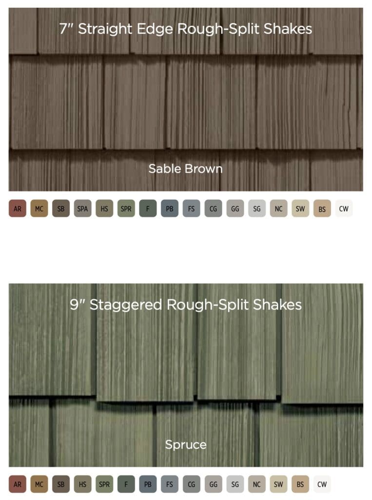 Rough Split Colors Siding Contractor Madison WI