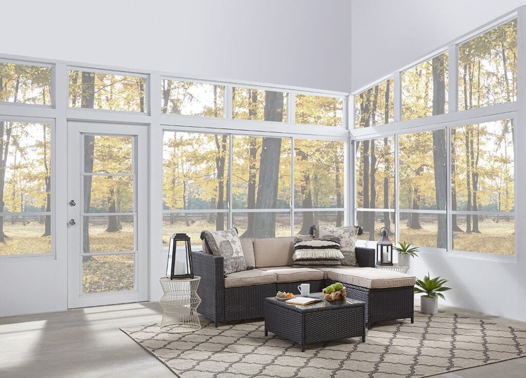 Eze Breeze Fixed and Trapezoid Panels for Screen Porch