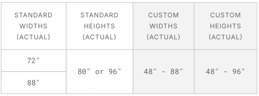 Screen Porch Twin Cabana Door Sizing