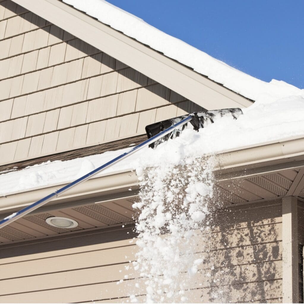 Using a Roof Rake Roofers Madison WI