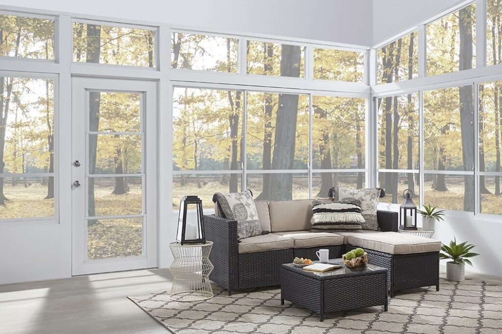 Eze Breeze Trapezoid Sunroom Installer Madison WI