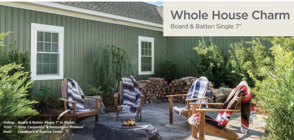 Board and Batten Charm Vinyl Siding Companies Madison WI