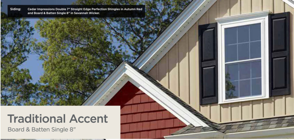 Traditional Accent Vinyl Siding Contractor Madison WI