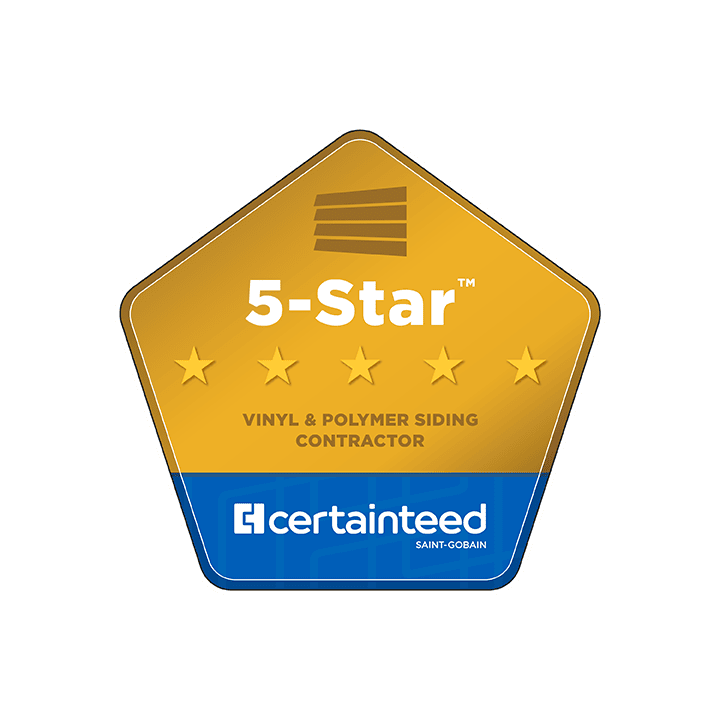 CertainTeed Vinyl Siding 5-Star Rating