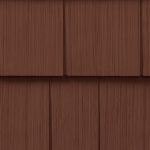 CertainTeed Vinyl Siding Company Rough-Split Brownstone